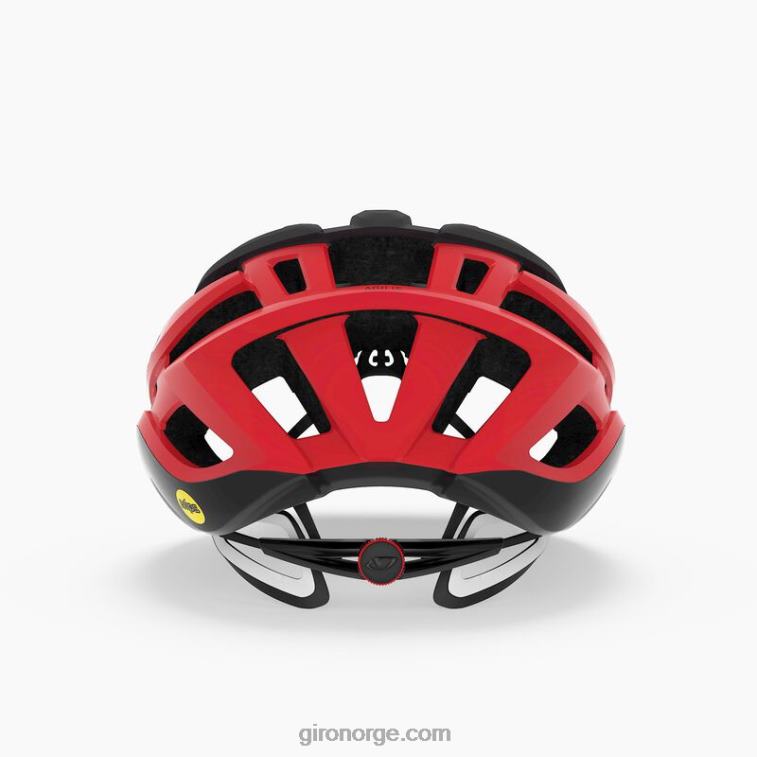 Giro unisex agilis mips hjelm R26ZP636 matt sort/lys rød