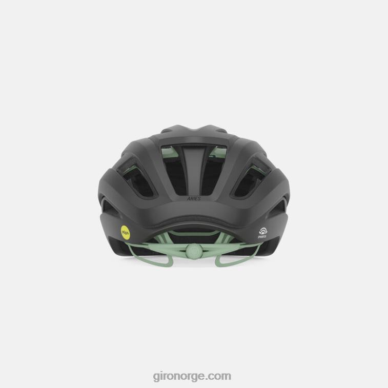 Giro unisex aries sfærisk hjelm R26ZP21 matt metallisk kull/space green