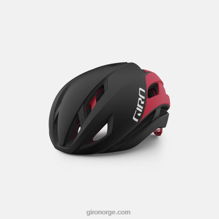 Giro unisex eclipse sfærisk hjelm R26ZP77 matt sort/hvit/lys rød