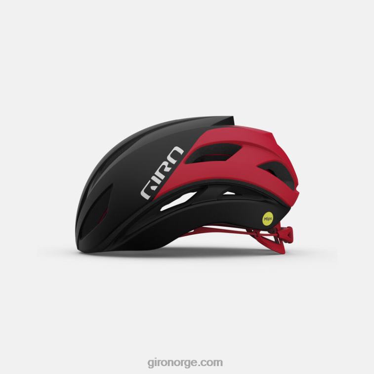 Giro unisex eclipse sfærisk hjelm R26ZP77 matt sort/hvit/lys rød