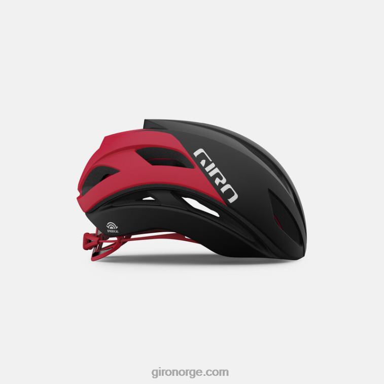 Giro unisex eclipse sfærisk hjelm R26ZP77 matt sort/hvit/lys rød