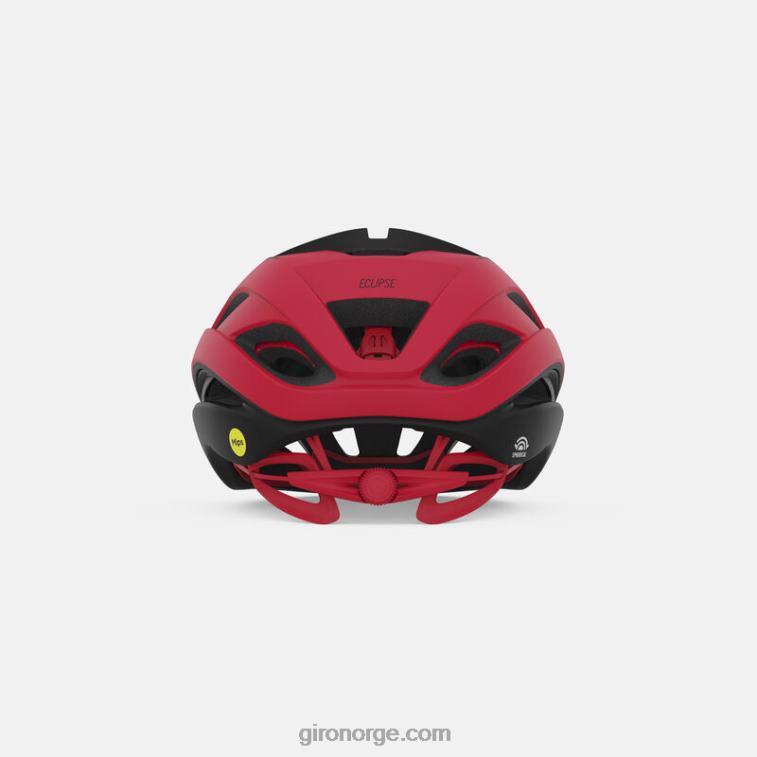 Giro unisex eclipse sfærisk hjelm R26ZP77 matt sort/hvit/lys rød
