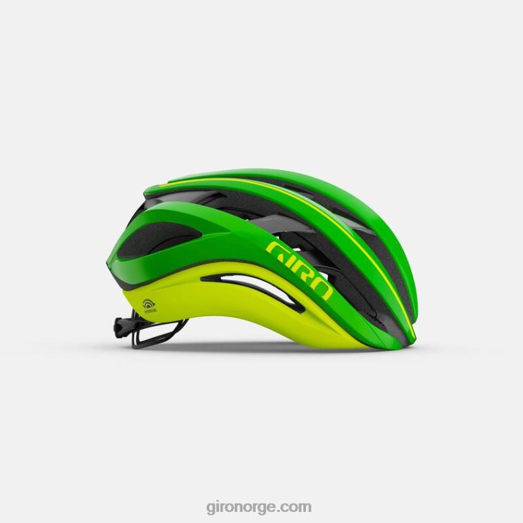 Giro unisex eter sfærisk hjelm R26ZP265 matt ano grønn/høylys gul