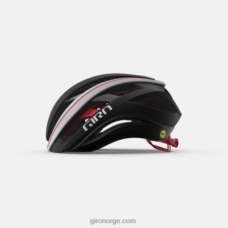 Giro unisex eter sfærisk hjelm R26ZP268 matt sort/hvit/lys rød