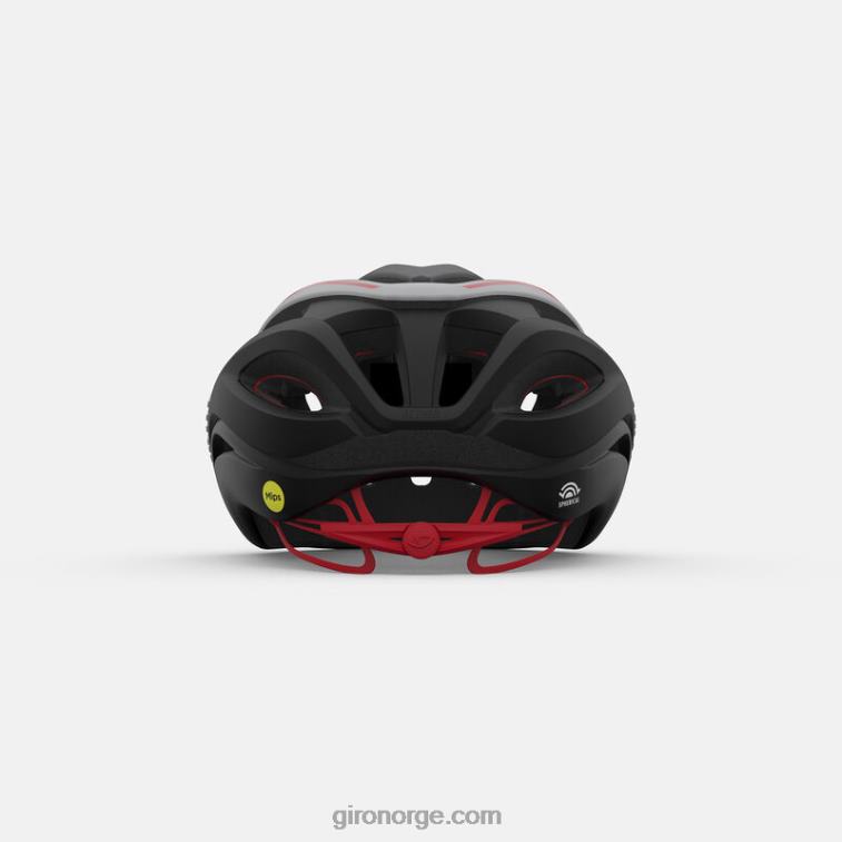 Giro unisex eter sfærisk hjelm R26ZP268 matt sort/hvit/lys rød