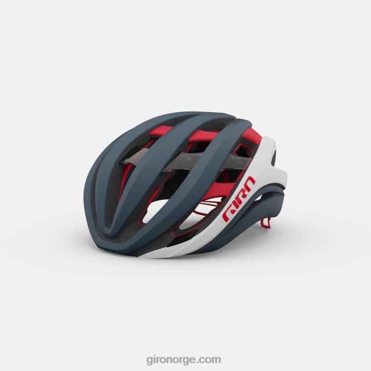 Giro unisex eter sfærisk hjelm R26ZP270 matt portaro grå/hvit/rød