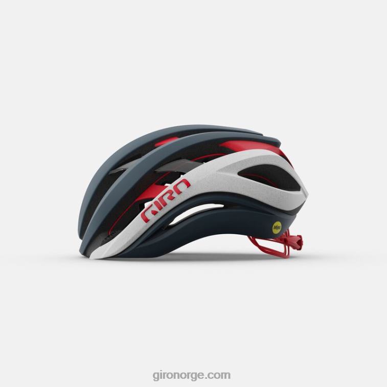 Giro unisex eter sfærisk hjelm R26ZP270 matt portaro grå/hvit/rød
