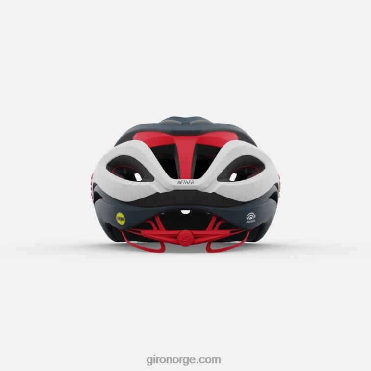 Giro unisex eter sfærisk hjelm R26ZP270 matt portaro grå/hvit/rød