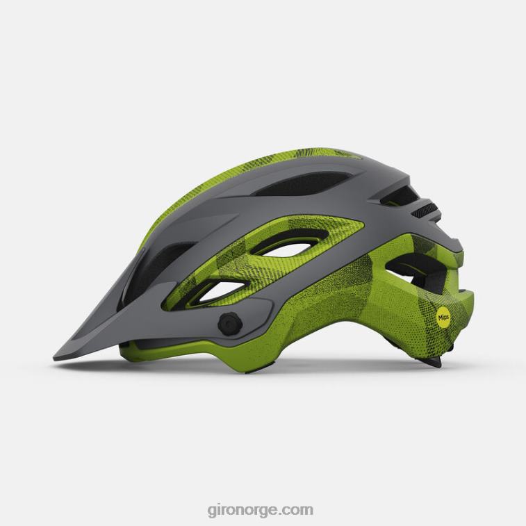 Giro unisex fortjener sfærisk hjelm R26ZP475 matt metallisk svart/ano lime
