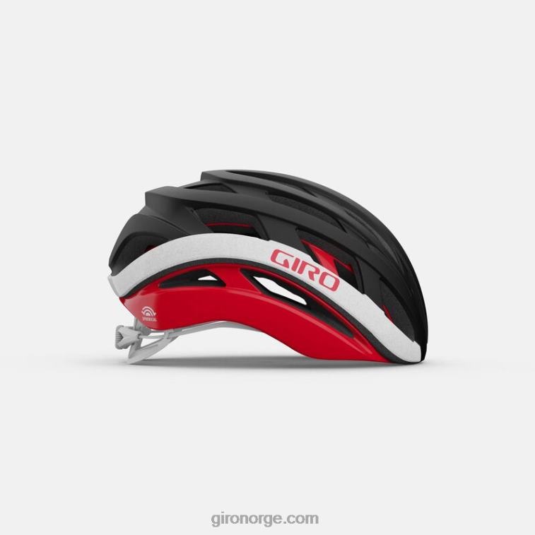 Giro unisex helios sfærisk hjelm R26ZP278 matt sort/rød