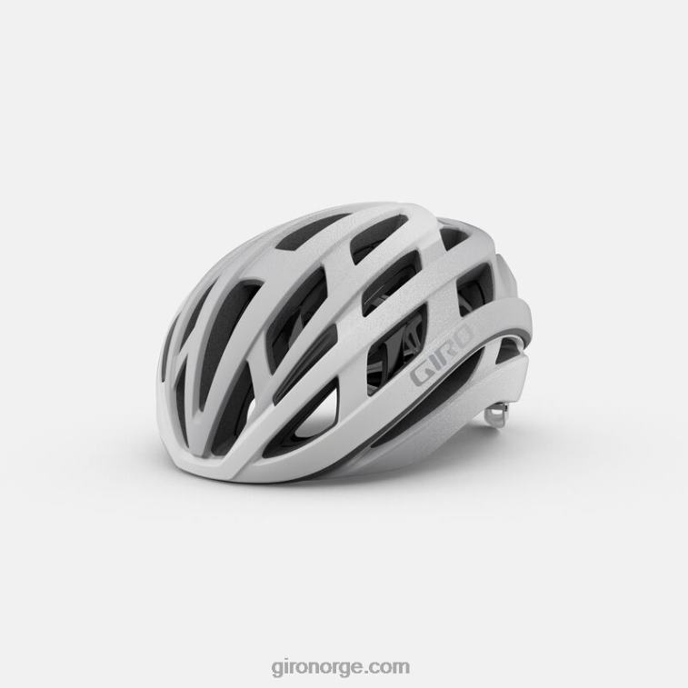 Giro unisex helios sfærisk hjelm R26ZP279 matt hvit/sølv falmer