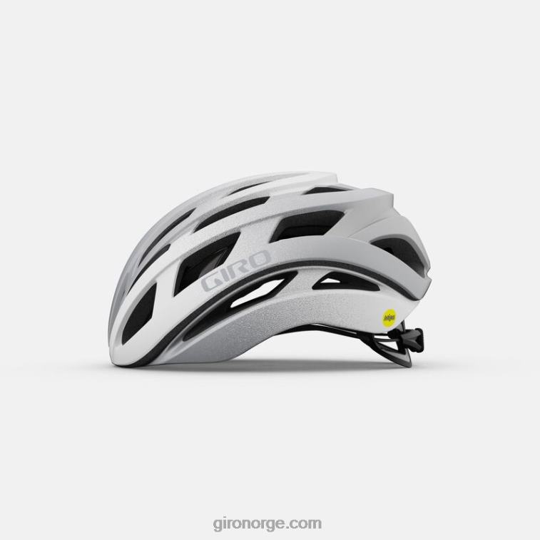 Giro unisex helios sfærisk hjelm R26ZP279 matt hvit/sølv falmer