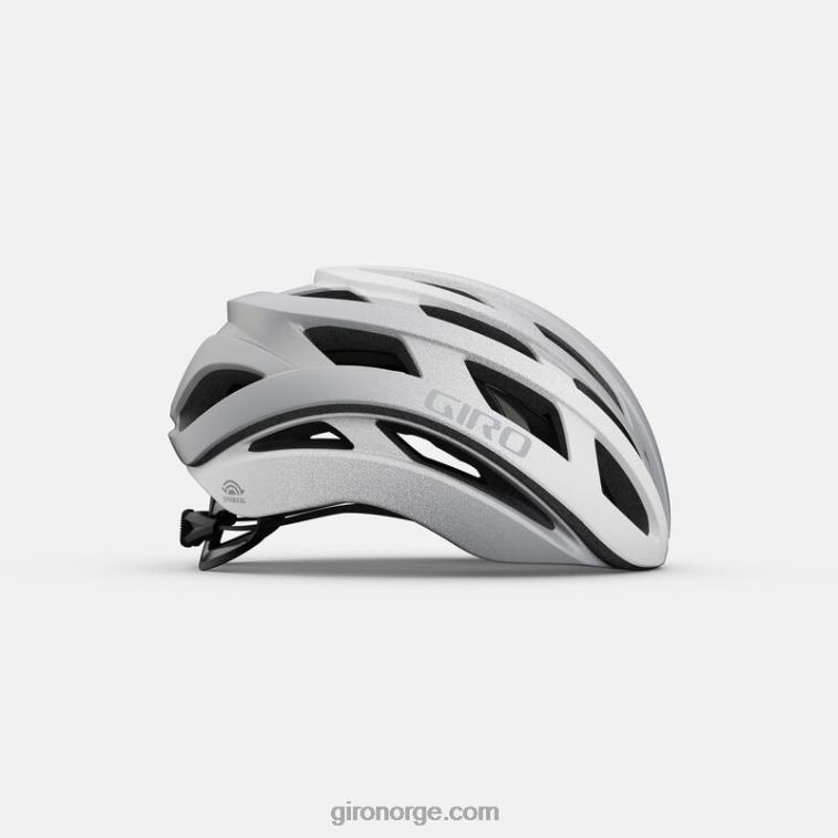 Giro unisex helios sfærisk hjelm R26ZP279 matt hvit/sølv falmer