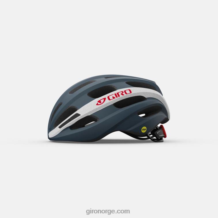 Giro unisex isode mips hjelm R26ZP560 matt portaro grå/hvit/rød