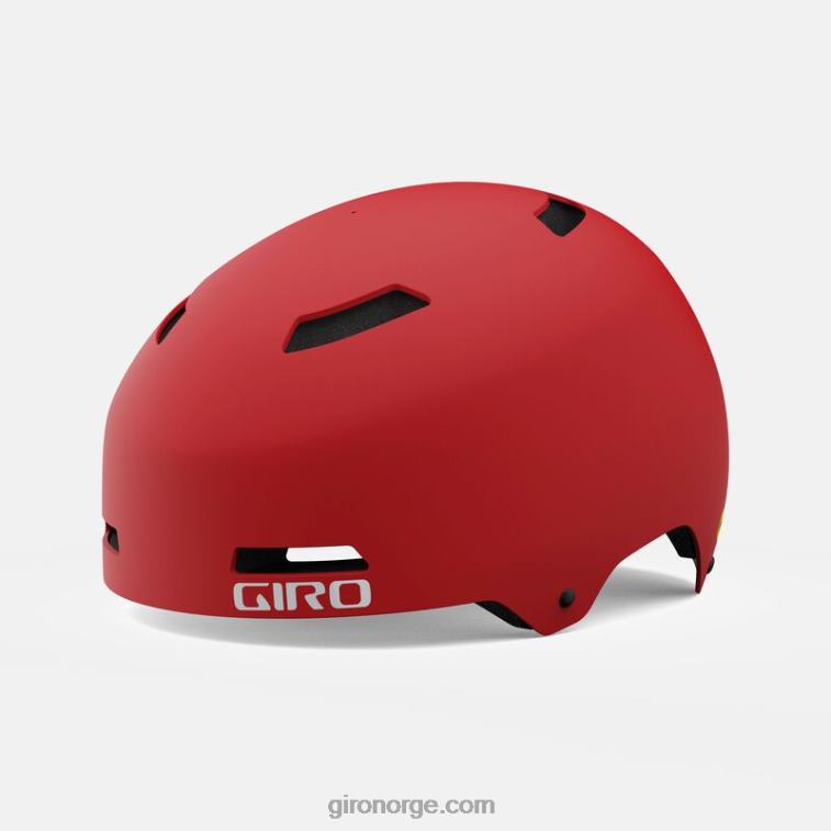 Giro unisex kvart hjelm R26ZP568 matt kant rød