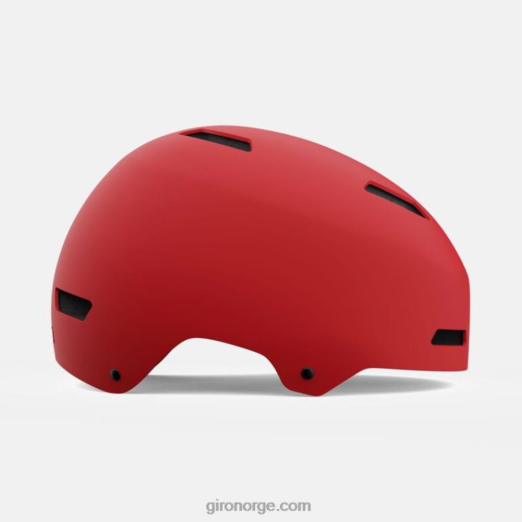 Giro unisex kvart hjelm R26ZP568 matt kant rød