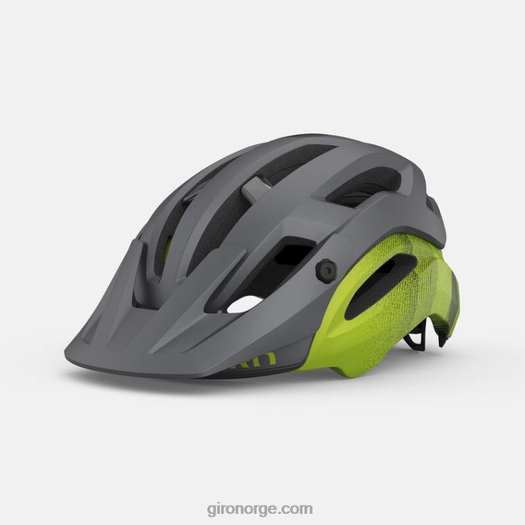 Giro unisex manifest sfærisk hjelm R26ZP587 matt metallisk svart/ano lime