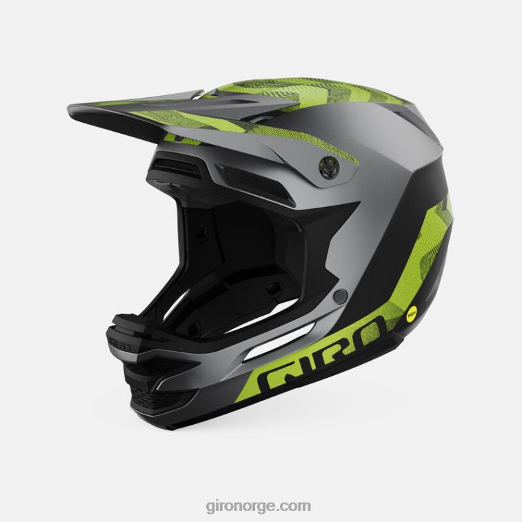 Giro unisex opprørende sfærisk hjelm R26ZP262 matt metallisk svart/ano lime