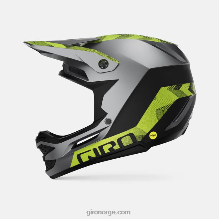 Giro unisex opprørende sfærisk hjelm R26ZP262 matt metallisk svart/ano lime