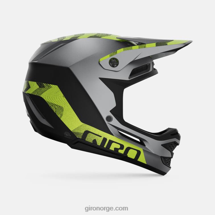 Giro unisex opprørende sfærisk hjelm R26ZP262 matt metallisk svart/ano lime