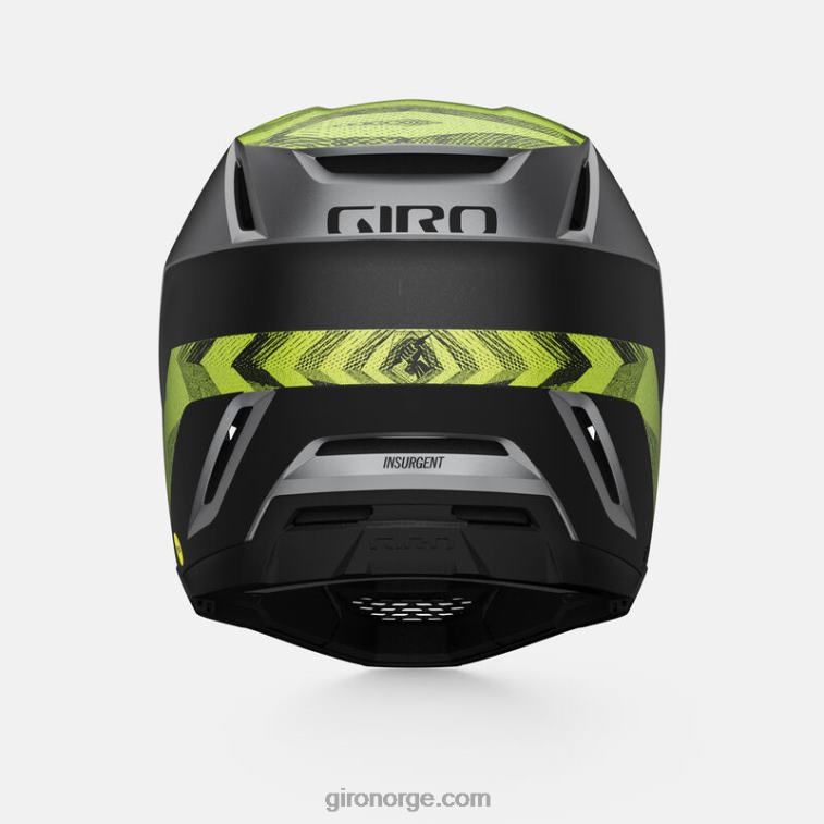 Giro unisex opprørende sfærisk hjelm R26ZP262 matt metallisk svart/ano lime