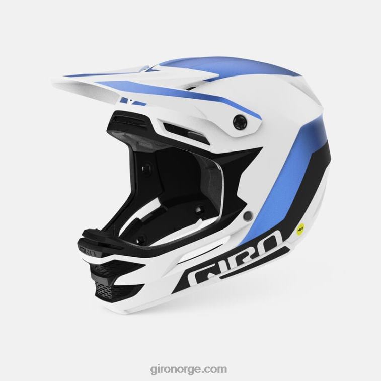 Giro unisex opprørende sfærisk hjelm R26ZP263 matt hvit/no blå
