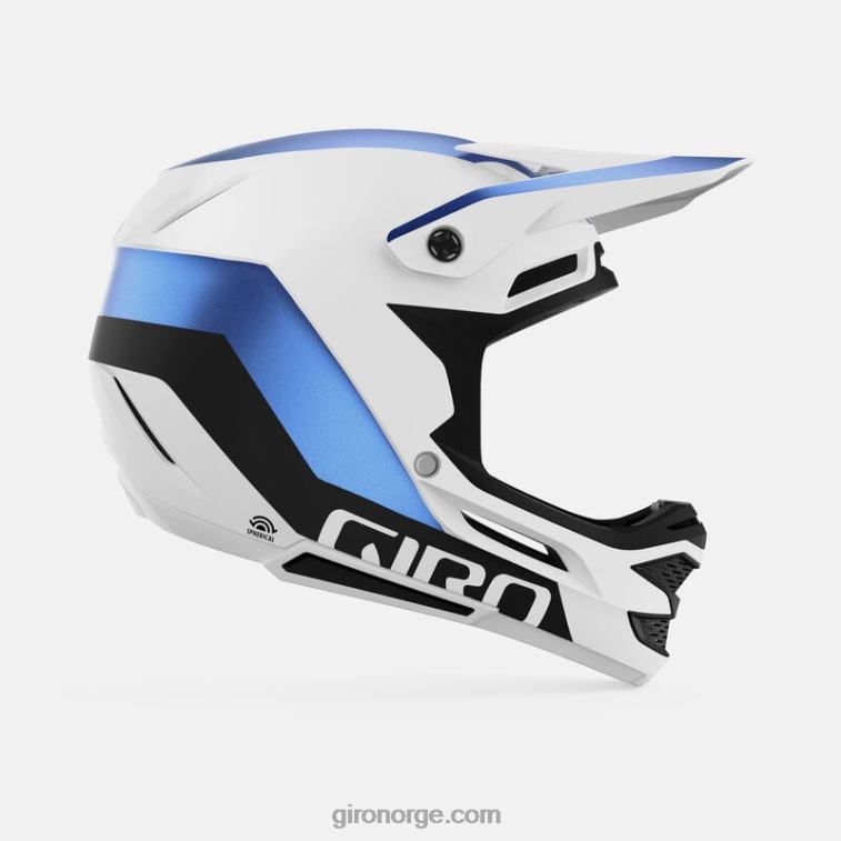 Giro unisex opprørende sfærisk hjelm R26ZP263 matt hvit/no blå