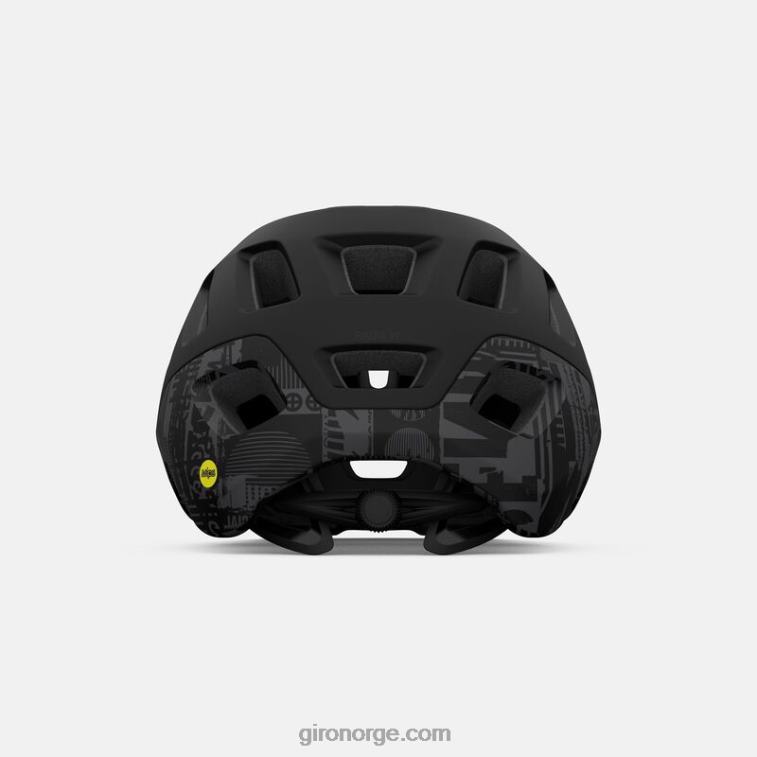 Giro unisex radix mips hjelm R26ZP624 matt svart hypnotisk