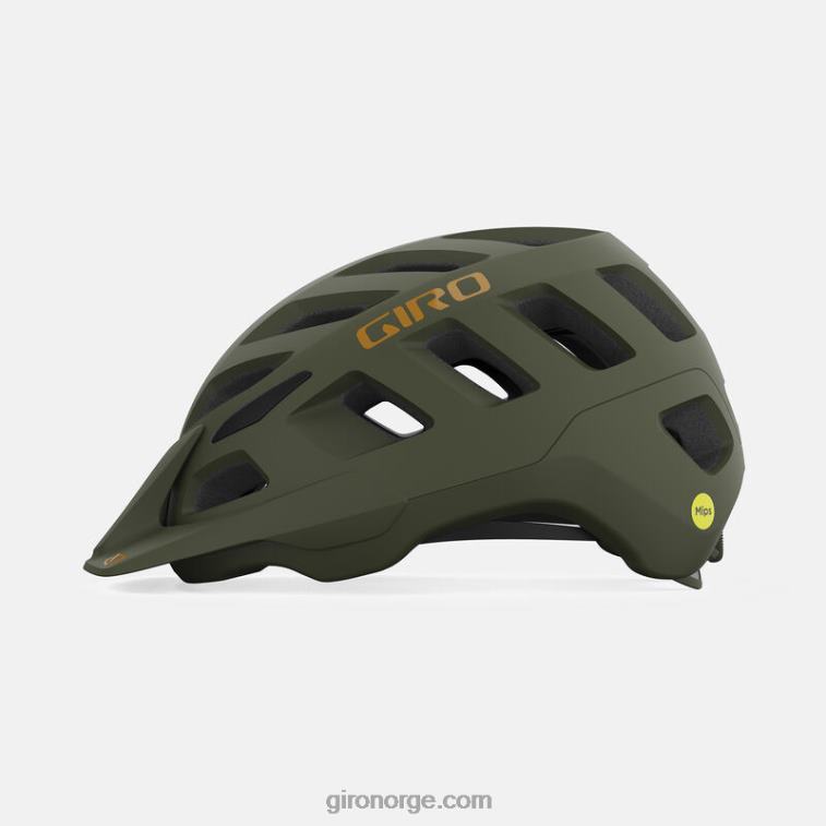 Giro unisex radix mips hjelm R26ZP629 matt løypegrønn