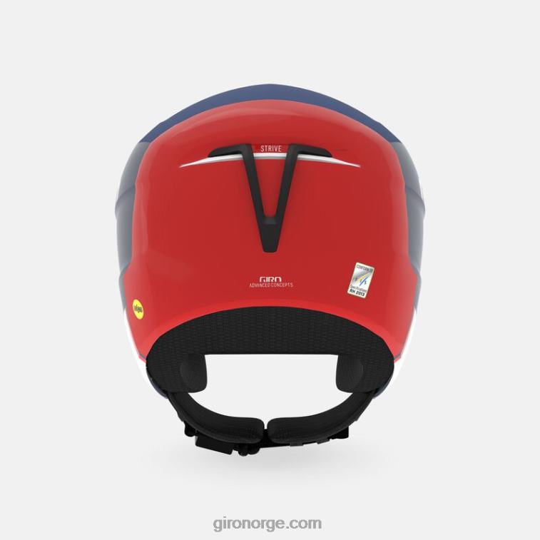 Giro unisex streve mips hjelm R26ZP950 matt midnatt/rød