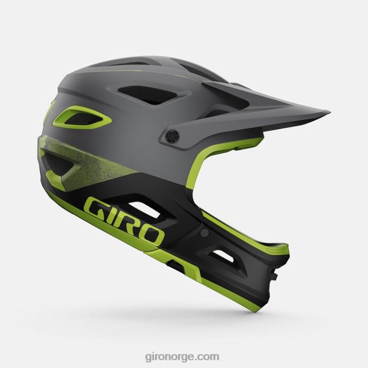 Giro unisex switchblade mips hjelm R26ZP556 matt metallisk svart/ano lime
