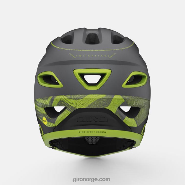 Giro unisex switchblade mips hjelm R26ZP556 matt metallisk svart/ano lime