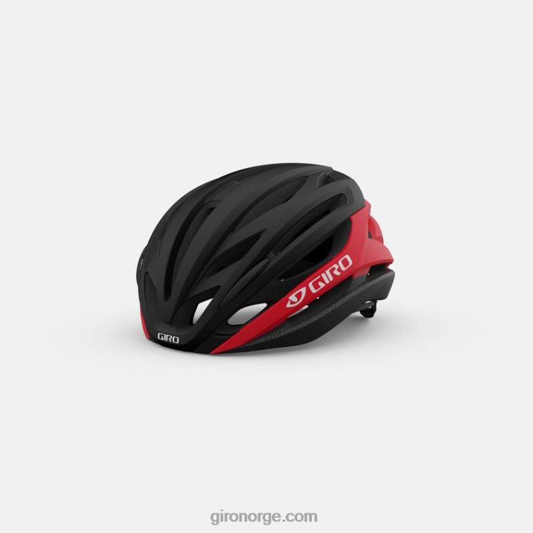 Giro unisex syntaks mips hjelm R26ZP616 matt sort/lys rød