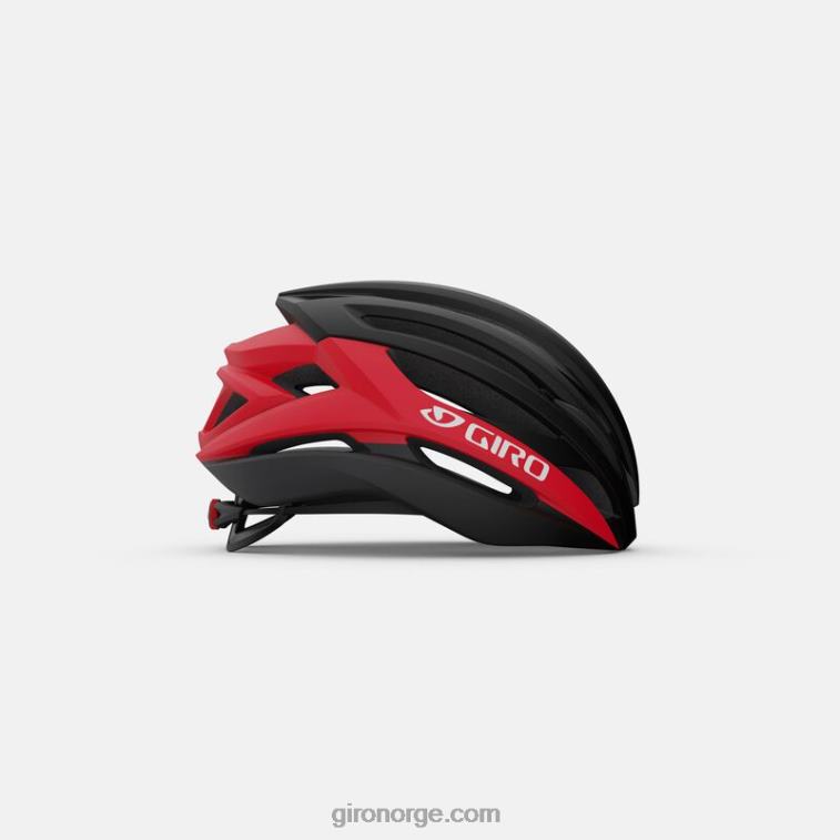Giro unisex syntaks mips hjelm R26ZP616 matt sort/lys rød