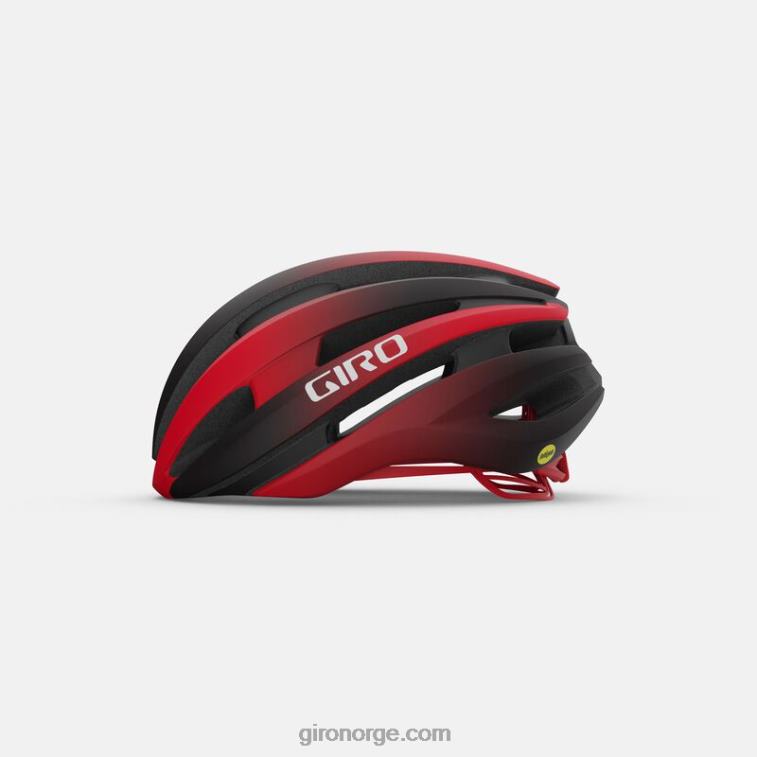Giro unisex synthe mips ii hjelm R26ZP480 matt sort/lys rød