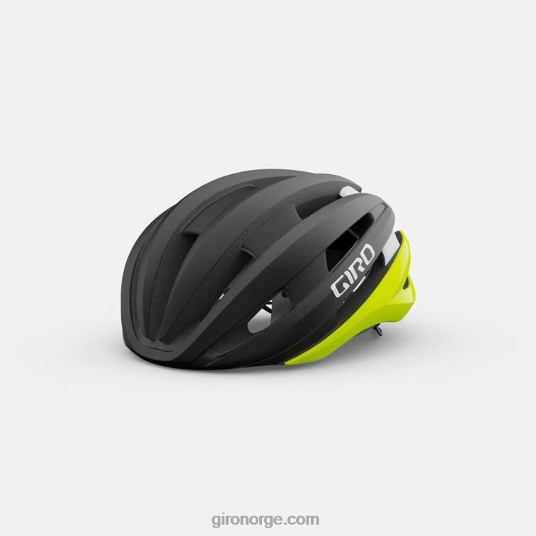 Giro unisex synthe mips ii hjelm R26ZP481 matt sort/høylys gul