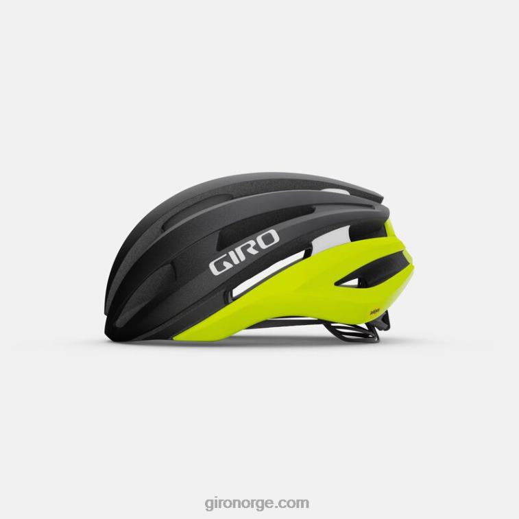 Giro unisex synthe mips ii hjelm R26ZP481 matt sort/høylys gul