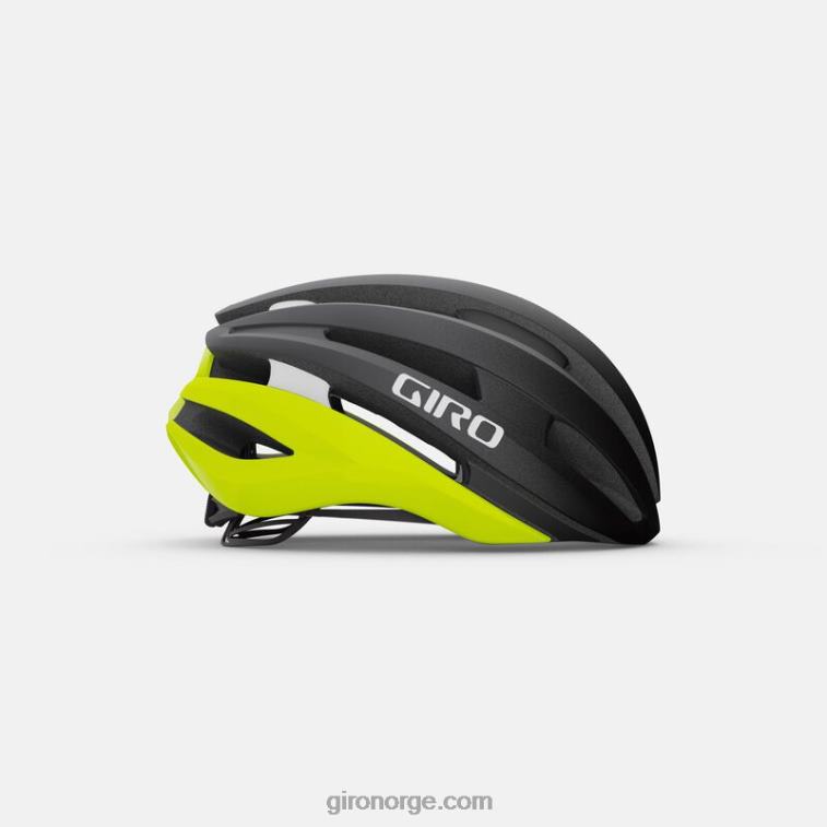 Giro unisex synthe mips ii hjelm R26ZP481 matt sort/høylys gul