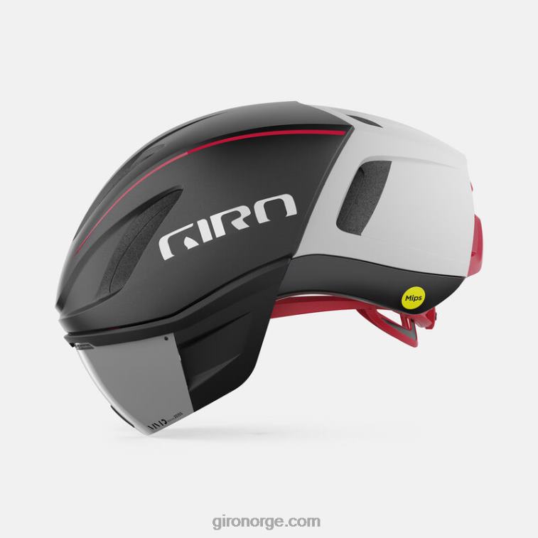 Giro unisex vanquish mips hjelm R26ZP632 matt sort/hvit/lys rød