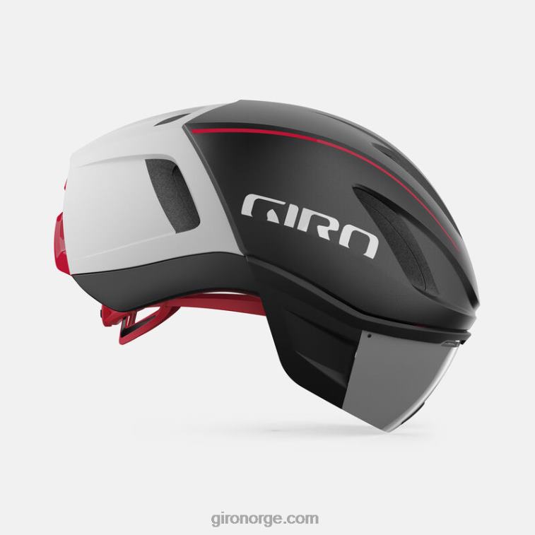 Giro unisex vanquish mips hjelm R26ZP632 matt sort/hvit/lys rød