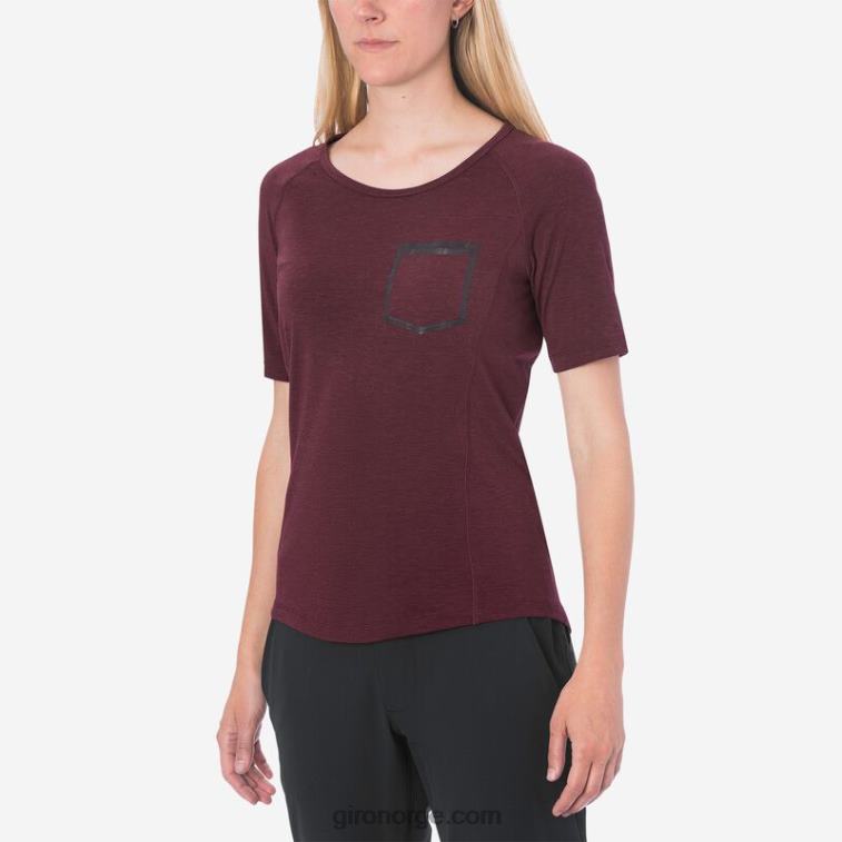 Giro kvinner venture jersey R26ZP1361 okseblod