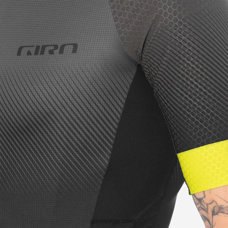 Giro menn chrono pro jersey R26ZP440 svart/kull overgang