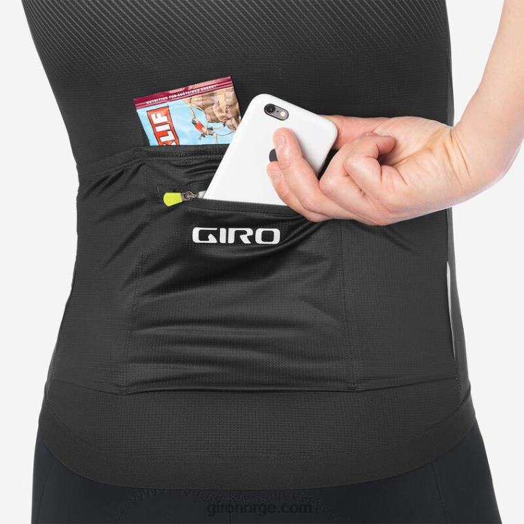 Giro menn chrono pro jersey R26ZP440 svart/kull overgang