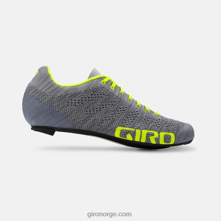 Giro unisex empire e70 strikkesko R26ZP1068 grå lyng/høylys gul