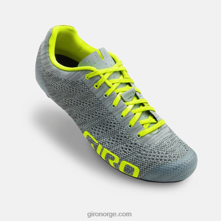 Giro unisex empire e70 strikkesko R26ZP1068 grå lyng/høylys gul