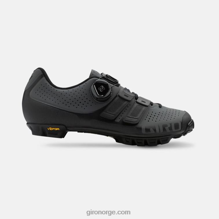 Giro unisex kode techlace sko R26ZP1067 mørk skygge/svart