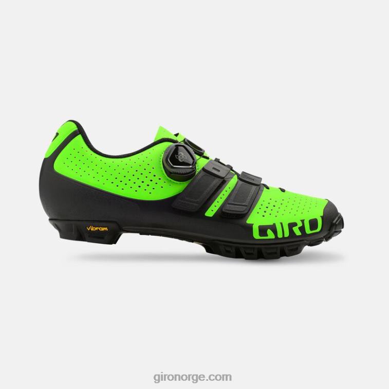 Giro unisex kode techlace sko R26ZP1542 lime/svart