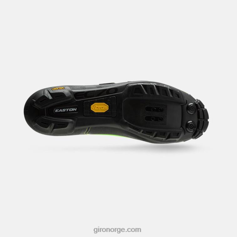 Giro unisex kode techlace sko R26ZP1542 lime/svart