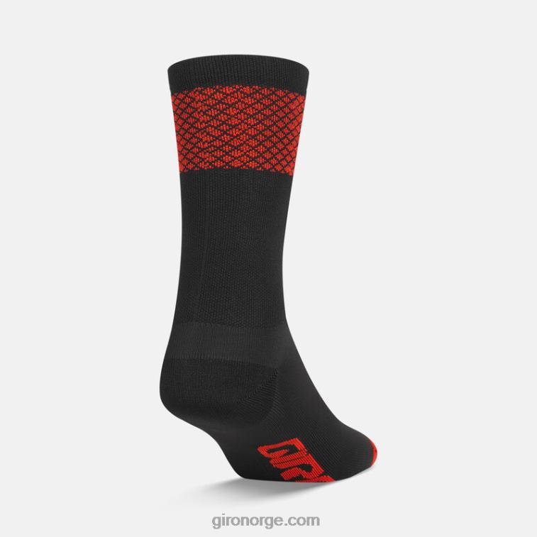 Giro unisex comp racer høyvektsokk R26ZP789 svart/lys rød
