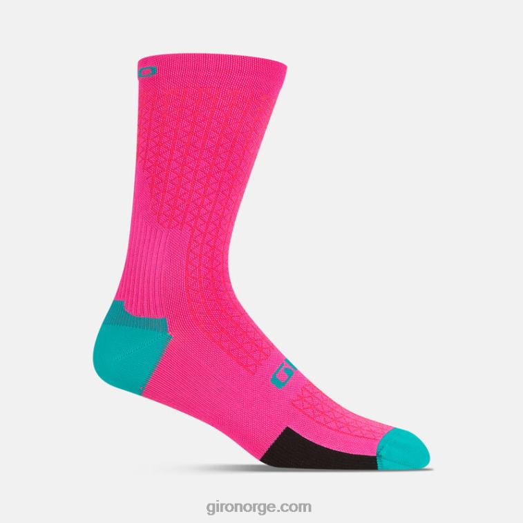 Giro unisex hrc lagsokk R26ZP820 neon rosa/skrikende blågrønn